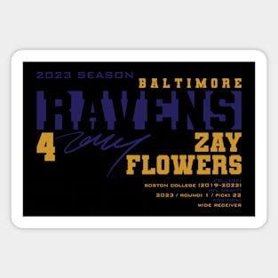 Flowers - Ravens - 2023 Magnet